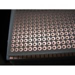 1/2 Euro experimenteer print rondjes