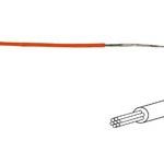 Montagesnoer 0.5mm oranje 5 meter