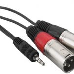 Audio adapterkabel XLR-3,5mm jack Stereo