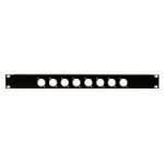 D7811 Paneel 19 inch 1HE voor 8 XLR