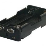 Batterijhouder 4xAA drukknop
