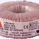 Ringkerntrafo 50VA 2x115V/0,22A