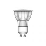 Halogeen lamp GU10 35mm small 35W 230V.
