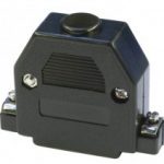 Sub-D behuizing 37 polig zwart