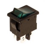 KWS 134 Wipschakelaar aan/uit met 12V lampje