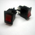 KWS 40 Wipschakelaar 2x aan/uit rood 230 volt