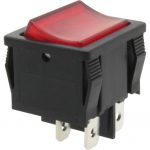 Wipschakelaar aan/uit neon rood