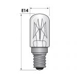 Lampje E14 12 volt 5 watt
