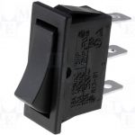 Wipschakelaar 14x33mm 10A/250V uit-moment