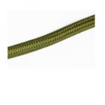 Omsponnen snoer 2x0,75 kleur groen