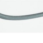 Omsponnen snoer 2x0,75 kleur grijs