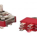 Tuimelschakelaar miniatuur dubbelpolig moment-uit-moment