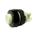 Drukschakelaar 1xmaak wit