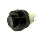 Drukschakelaar 1xmaak zwart