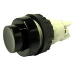 Drukschakelaar 1xmaak 1xverbreek zwart