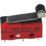 Miniatuur microswitch met rolhevel