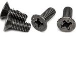 M3x16mm kruiskop zwart verzonken