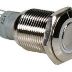 R1600W Drukschakelaar met LED wit