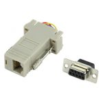 Adapter Sub-D 9p - RJ45 socket