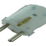 Randaarde stekker transparant