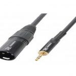 PD Connex Kabel 3.5mm Stereo XLR Male 0,5m