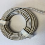 2 aderig 0.14 litze 5 mtr wit