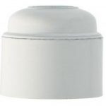 Lamphouder E27 wit glad