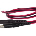 DC plug male met 30cm kabel