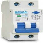 Aardlekautomaat 16A. B kar 30mA 2p GACIA