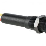 Ronde signaalledlamp knipperend 12 volt geel