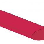 Krimpkous 38,1mm rood