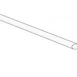 Krimpkous 2,4mm wit