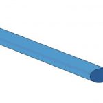 Krimpkous 4,8mm blauw