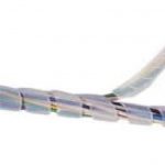 Bundelspiraal 19mm 1 meter transparant