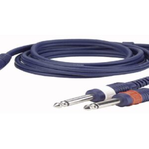 Stereo jack naar 2x mono jack kabel