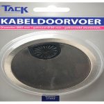 Kabeldoorvoer geborsteld aluminium dia. 95mm