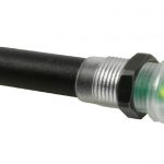 Ronde signaalledlamp 12 volt groen