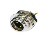 Mini XLR chassis male