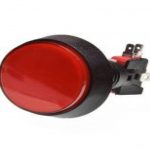 Grote Arcade LED drukknop rood