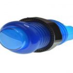 Lichtgevende arcade drukknop 30mm blauw