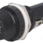 Paneel zekeringhouder 6.3x32mm