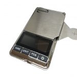 Mini weegschaal en naalddruk meter