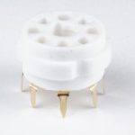 Octal print buisvoet 8 pin keramisch