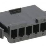 Female connector SMP 6 polig kabeldeel