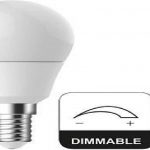 LED kogel mat E14 6 watt 2700K dimbaar