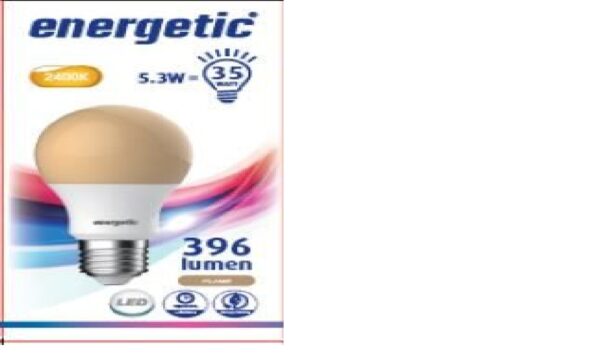 LED GLS flame E27 4.9 watt 2400K