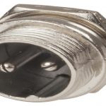 2 polig chassisdeel voor female plug