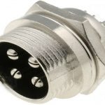 4 polig chassisdeel voor female plug