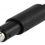 Mini DIN connector 6 polig male