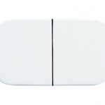 Bedieningselement centraal plaat wit